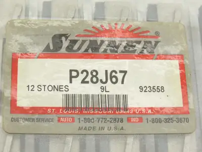 Sunnen P28J67 Honing Mandrel Stones PL Series  Set of 12