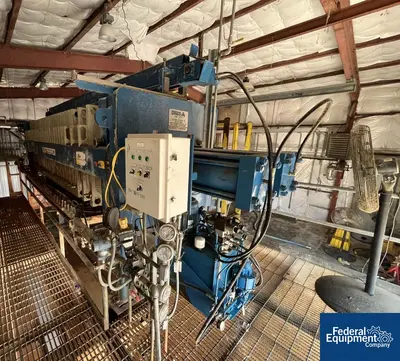 USED Durco 47.24" (1200 MM) Durco Filter Press, Model EPMM1200/32-52