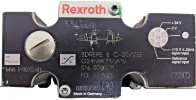 REFURBISHED REXROTH 3DREPE-6-C-20/25EG24N9K31/A1V R900925484 PRESSURE VALVE