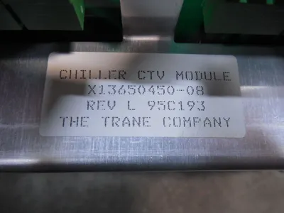 Trane X13650450-08 Chiller CTV Module Rev. L Used