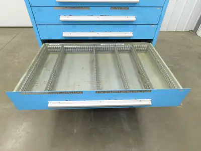 Nu-Era Modular Tool Storage Cabinet 9 Drawer 45x28x61" Stanley Vidmar Lista