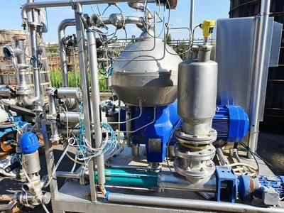 Alfa-Laval BREW 300 hermetic clarifier module, 316L SS.