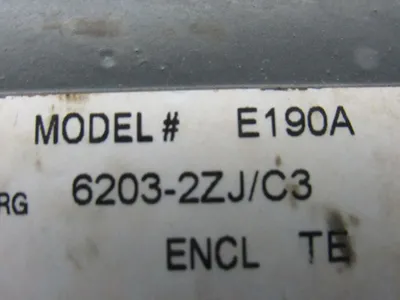 US Motors E190A 22.4:1 Ratio 78RPM 208-230/460V 3Ph Inline Helical Gear Motor