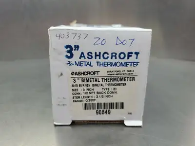 Used Ashcroft _UNKNOWN_ Temperature and Pressure Testers South Carolina US | Palmetto Automation #1158005