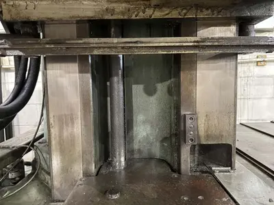 3.5"  x 40 TAPER TOS MODEL #W9 ROTARY TABLE HORIZONTAL BORING MILL WITH FACING HEAD : YOBRO 25160
