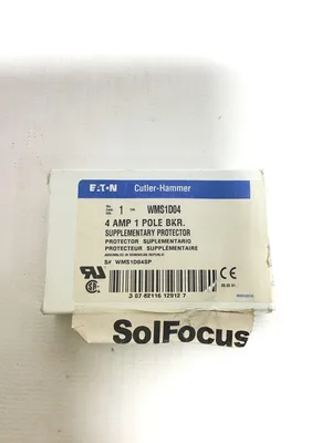 Eaton Cutler-Hammer WMS1D04 Supplementary Protector