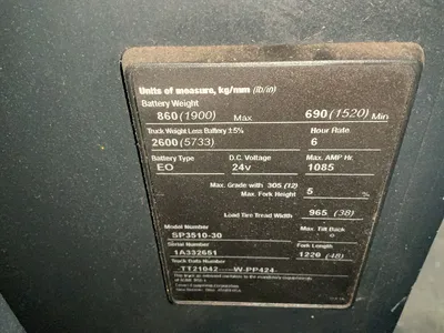 Used CROWN SP351030 Material Handling (misc) Ohio US | HGR 24 #1446259