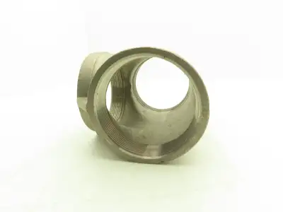 316 Stainless Steel Pipe Tee 4" NPT Class 150