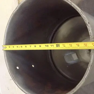 USED METAL FABRICATOR HOPPER562