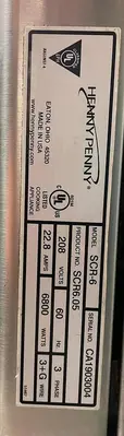 USED HENNY PENNY FORO2080
