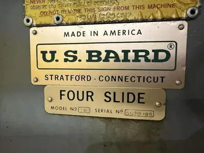 Used U.S. BAIRD RWI Wire Forming (and Four Slides) Ohio US | G-2000, Inc. #1077710