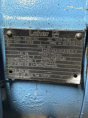 USED LOHER KNGA-180MB-04C