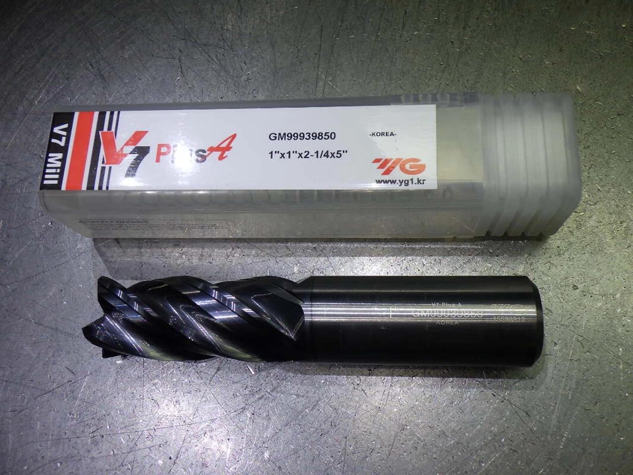 YG-1 V7 PlusA 1" 4 Flute Carbide Endmill Square 2.25"LOC GM99939850 (LOC2052A)