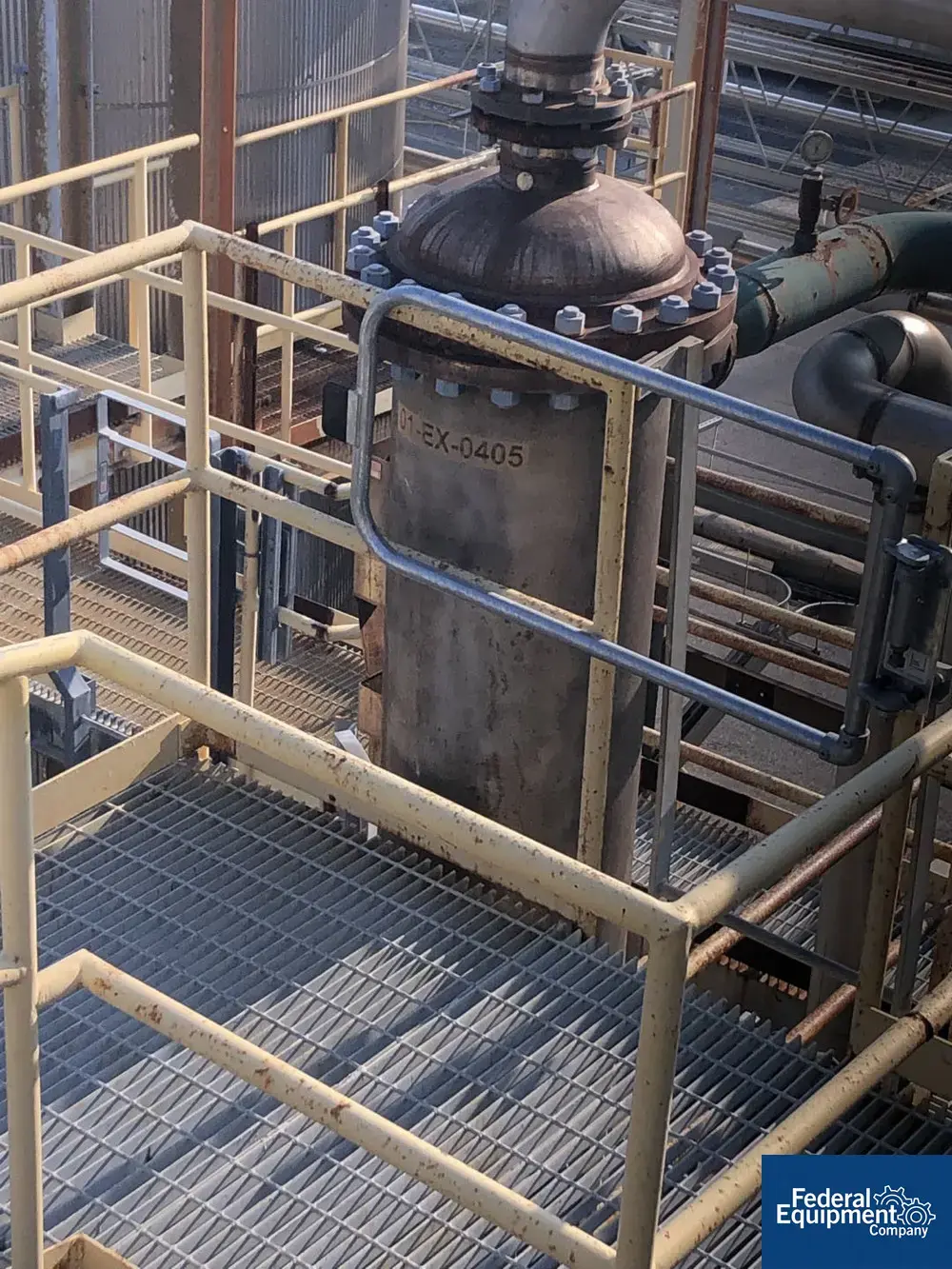 USED Trumbo, Incorporated 1,417 Sq Ft Trumbo Heat Exchanger, 316L S/S, 100/100#