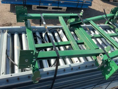 (8) 10’ Sections of Roller Conveyor, 24” wide, approx. 21.5” wide rollers, come with (8) adjustable ...