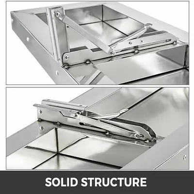 Folding concession shelf - 4' or 6' or 8'
