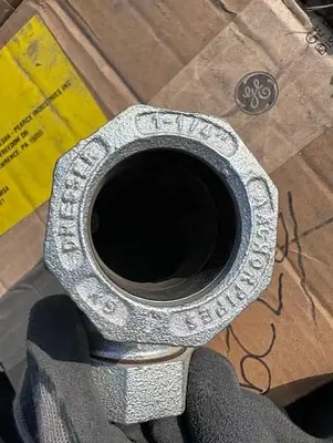 Dresser Anchor Pipes 1 5/8 Galvanized Arm Pipe PN 21338