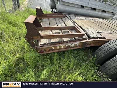 Used 1980 MILLER TILT TOP TRAILER, INC. UT-20 Tiltbed Trailers Texas US | Proxy Equipment #1385414