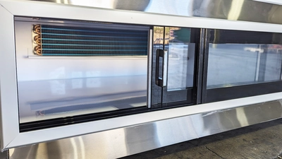 171-0313 60" Self Contained Full Service Seafood Meat Case Cooler
