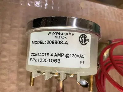 Waukesha/FW Murphy Temperature Switchgage PN 209808A