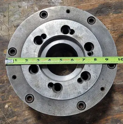 USED BISON 10" 3 JAW CHUCK