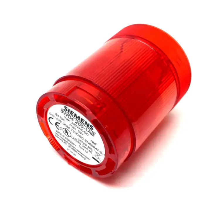 Used SIEMENS 50MM STEADY-LIGHT ELEMENT RED 12-230V AC/DC Lighting | Maverick Industrial Sales #1111097