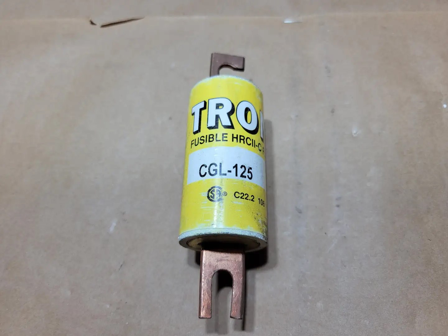 Used COOPER BUSSMAN INC. CGL-125 Misc Electrical & Power Parts British Columbia CA | Lenmark #1438929