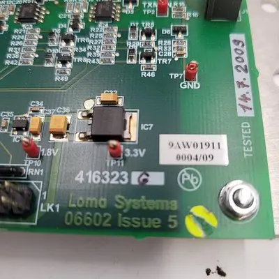 USED LOMA LOMA IQ3 SEARCH HEAD TRANSMITTER BOARD 416323 06602 ISSUE 5 / 9AW01911