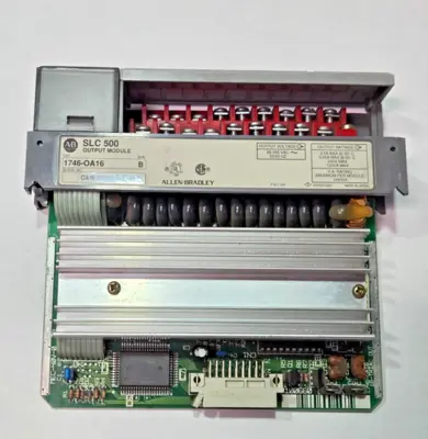 ALLEN BRADLEY SLC 500 1746-OA16 MODULE SER B Output Module 1746OA16