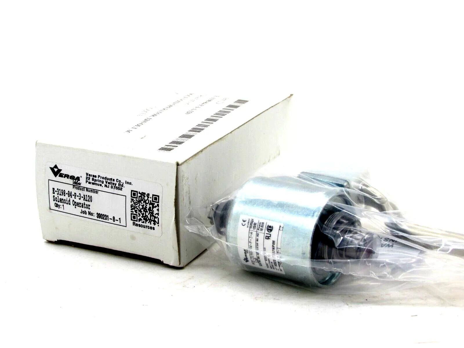 NEW VERSA E-3198-84-P-3-A120 SOLENOID OPERATOR E319884P3A120