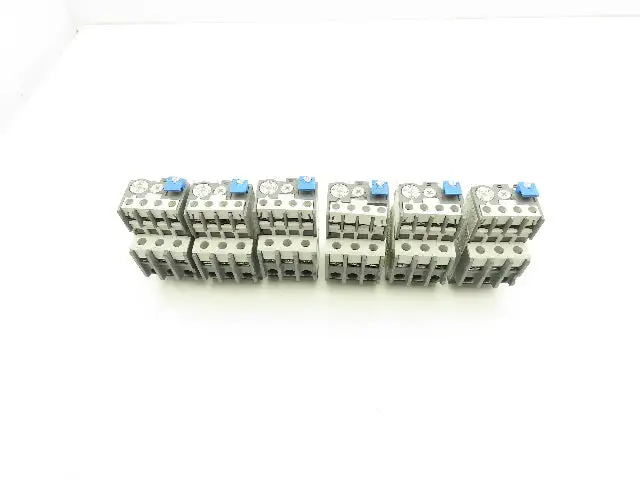 ABB TA25DU Overload Relay 0.16-0.25A 600VAC 3Pole Lot of 6