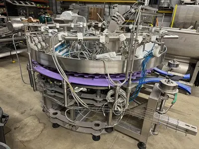 USED TEN BRINK ENGINEERING & CONSLUTING ROTARY POCKET FILLER 48 POCKET