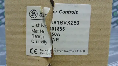 General Electric K81SVX250 Striker-H Motor Circuit Fuse 250 Amps New NIB