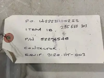 25 Amp, 3 Pole, 3 NO, 115 VAC Coil Contactor C01F7 52296548