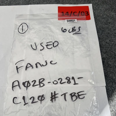Used FANUC A02B–0281–C120 #TBE Keyboards California US | Davliegogo LLC #1705919