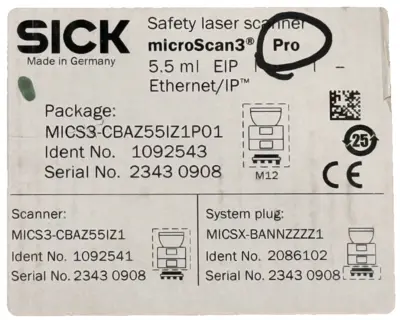 NEW SICK MICS3-CBAZ55IZ1P01