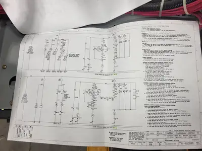Low Voltage PDC / Switchgear Section, (1) 4000A, (5) 1200A Magnum DS Breakers, 600V 3PH