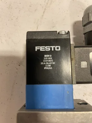 Festo MVH-5-1/4-B 1/4” 5/2-Way Air/Pneumatic Solenoid Valve 28-145psi 24VDC