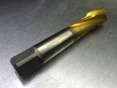 Kennametal M33x3.5 6HX 5 Flute HSS-E-PM SBOT Tap T650M330X350R6HX-D6 KP6525 (LOC2669B)