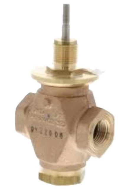 Johnson Controls VG7842ET 3-Way 1/2 Inch Cast Bronze Control Valve, Cv 1.8, NPT [New]