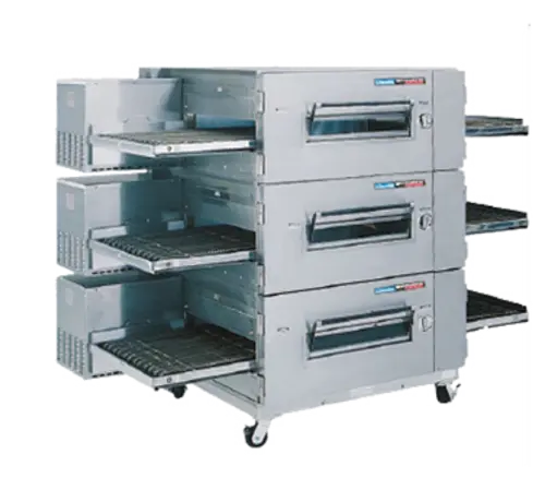 Lincoln 1600-3G 73" Gas Low Profile Triple Impinger Conveyor Oven - Natural Gas