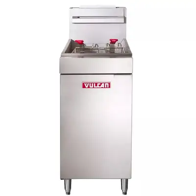 Vulcan LG300 Gas Fryer - (1) 40 Lb Vat, Floor Model, Liquid Propane