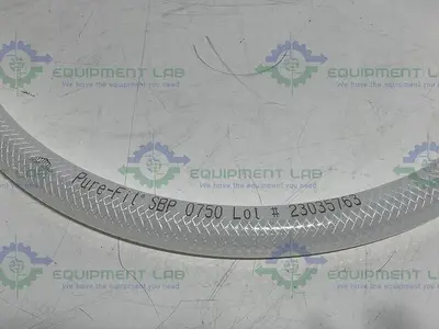USED SAINT GOBAIN 23035763 PURE FIT 96" HOSE W/ 3/4" SANITARY FITTING 90 PSI AT 20°C