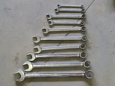 7/16" - 1-3/8" Combination Wrench Set (10pcs)
