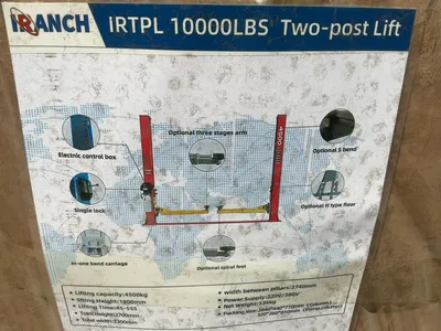New SDLANCH Model IRTPL Two Post Lift, 4500 KG Lifting Capacity, 1800mm Lifting Height, 220/380 Volt...