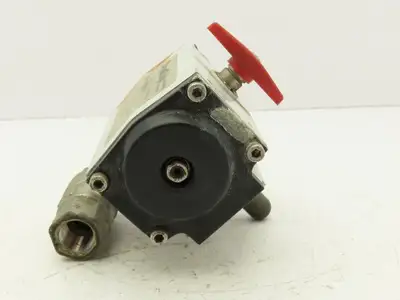 DynaQuip AP20SR3 Pneumatic Actuator Torque 80 PSI , 142/57"lbs 1/2" NPT