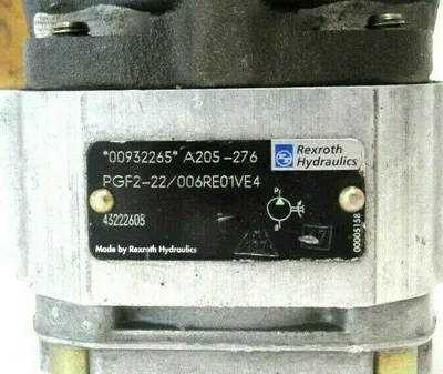 USED REXROTH PGF2-22 /006RE01VE4 GEAR PUMP 00932265 PGF222006RE01VE4