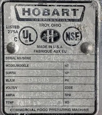 USED HOBART 6801