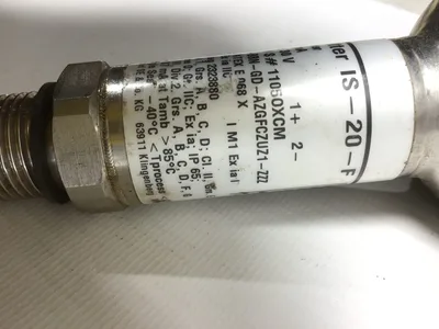 Wika IS-20-F Pressure Transmitter Stainless Steel 11-30VDC 0-60bar 4-20mA