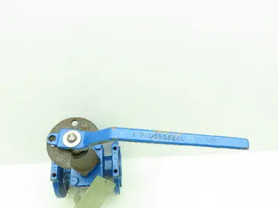 Fluoro Seal L152F Sleeved Plug Valve 1" Flanged 4-Bolt Raised Face Class 150 WCB